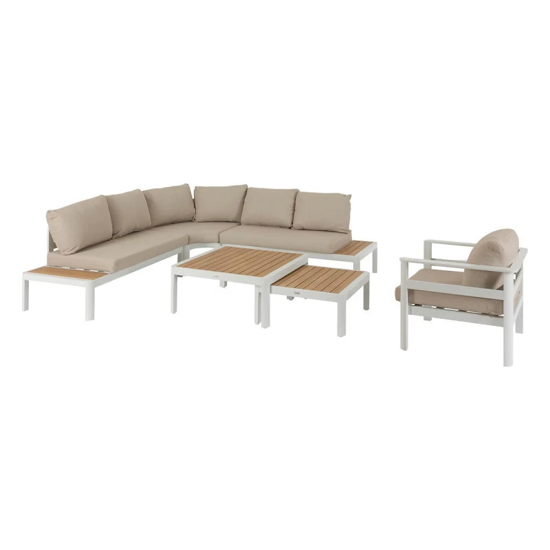 Salon De Jardin D'angle Paradize Blanc Hespéride 4 Salon De Jardin D'angle Paradize Blanc Hespéride – Image 2