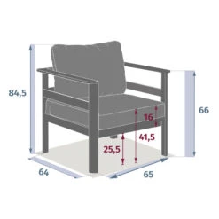 Salon De Jardin D'angle Paradize Graphite Hespéride -Hespéride salon de jardin d angle paradize graphite hesperide 3