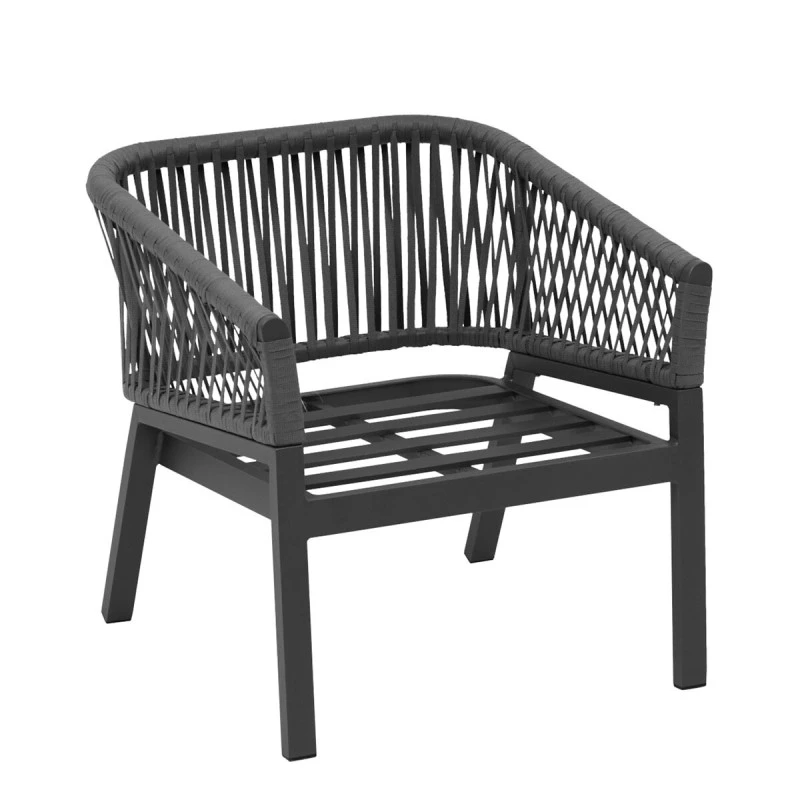 Salon De Jardin Oriengo 5 Places Anthracite/graphite Hespéride 8 Salon De Jardin Oriengo 5 Places Anthracite/graphite Hespéride – Image 6