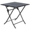 Table Alu Pliante Azua 2 Places Graphite Hespéride -Hespéride table aluminium azua 2 places noir graphite hesperide