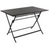 Table Alu Pliante Azua 4 Places Graphite Hespéride 1 Table Alu Pliante Azua 4 Places Graphite Hespéride -Hespéride table aluminium azua 4 places graphite hesperide