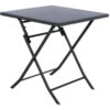 Table Carrée Pliante Greensboro 2p Graphite Hespéride 2 Table Carrée Pliante Greensboro 2p Graphite Hespéride -Hespéride table carree greensboro graphite