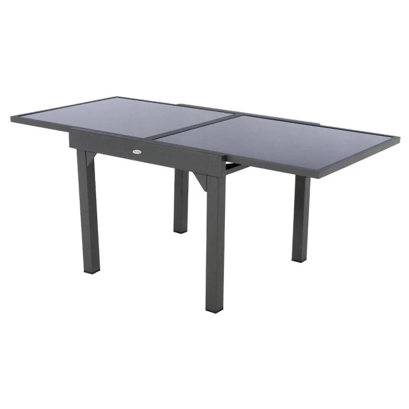 Table Piazza Extensible 8 Personnes Anthracite/graphite 3 Table Piazza Extensible 8 Personnes Anthracite/graphite – Image 2