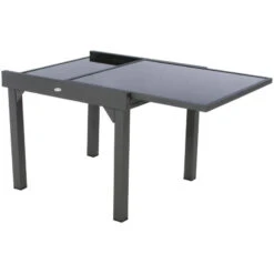 Table Piazza Extensible 8 Personnes Anthracite/graphite 9 Table Piazza Extensible 8 Personnes Anthracite/graphite -Hespéride table piazza extensible 8 personnes anthracite graphite 3