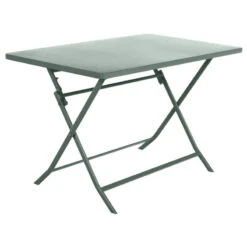 Table Rectangulaire Pliante Greensboro 4p Vert Olive Hespéride