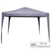 Toile De Tonnelle Easy Up Coloris Ardoise Hespéride 2 Toile De Tonnelle Easy Up Coloris Ardoise Hespéride -Hespéride toile de tonnelle easy up coloris ardoise hesperide