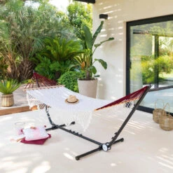 Toile Hamac Ethnique Franges 2 M Hespéride -Hespéride toile hamac ethnique franges 2 m hesperide 3