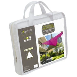 Toile Solaire 3x3x3m Curacao Blanc Hespéride 12 Toile Solaire 3x3x3m Curacao Blanc Hespéride -Hespéride toile solaire 3x3x3m luxe hesperide curacao blanc 4