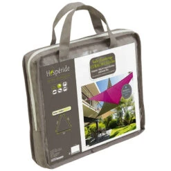 Toile Solaire 3x3x3m Curacao Taupe Hespéride 11 Toile Solaire 3x3x3m Curacao Taupe Hespéride -Hespéride toile solaire 3x3x3m luxe hesperide curacao taupe 3