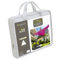 Toile Solaire 4x4x4m Curacao Blanc Hespéride 8 Toile Solaire 4x4x4m Curacao Blanc Hespéride -Hespéride toile solaire 4x4x4m luxe hesperide curacao blanc 2