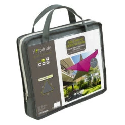 Toile Solaire 4x4x4m Curacao Gris Hespéride 11 Toile Solaire 4x4x4m Curacao Gris Hespéride -Hespéride toile solaire 4x4x4m luxe hesperide curacao gris 3