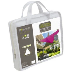 Toile Solaire 5x5x5m Curacao Blanc Hespéride -Hespéride toile solaire 5x5x5m luxe hesperide curacao blanc 3