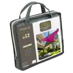 Toile Solaire 5x5x5m Curacao Gris Hespéride 10 Toile Solaire 5x5x5m Curacao Gris Hespéride -Hespéride toile solaire 5x5x5m luxe hesperide curacao gris 3