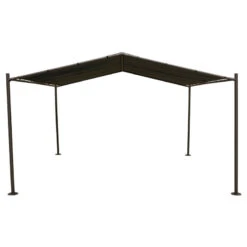 Tonnelle Certeli Carrée Forme Abri Coloris Graphite/ardoise 13 Tonnelle Certeli Carrée Forme Abri Coloris Graphite/ardoise -Hespéride tonnelle certeli carree forme abri coloris graphite ardoise 4