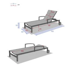 Transat Ocala Inclinable Bleu Canard/graphite Hespéride 15 Transat Ocala Inclinable Bleu Canard/graphite Hespéride -Hespéride transat ocala inclinable bleu canardgraphite hesperide 6