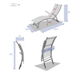 Transat Samba Pliable Bleu Canard/graphite Hespéride 15 Transat Samba Pliable Bleu Canard/graphite Hespéride -Hespéride transat samba pliable bleu canard graphite hesperide 6