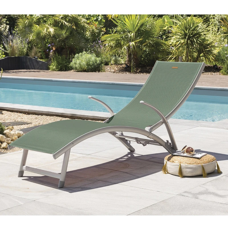 Transat Samba Pliable Et Empilable Vert Olive Hespéride 3 Transat Samba Pliable Et Empilable Vert Olive Hespéride